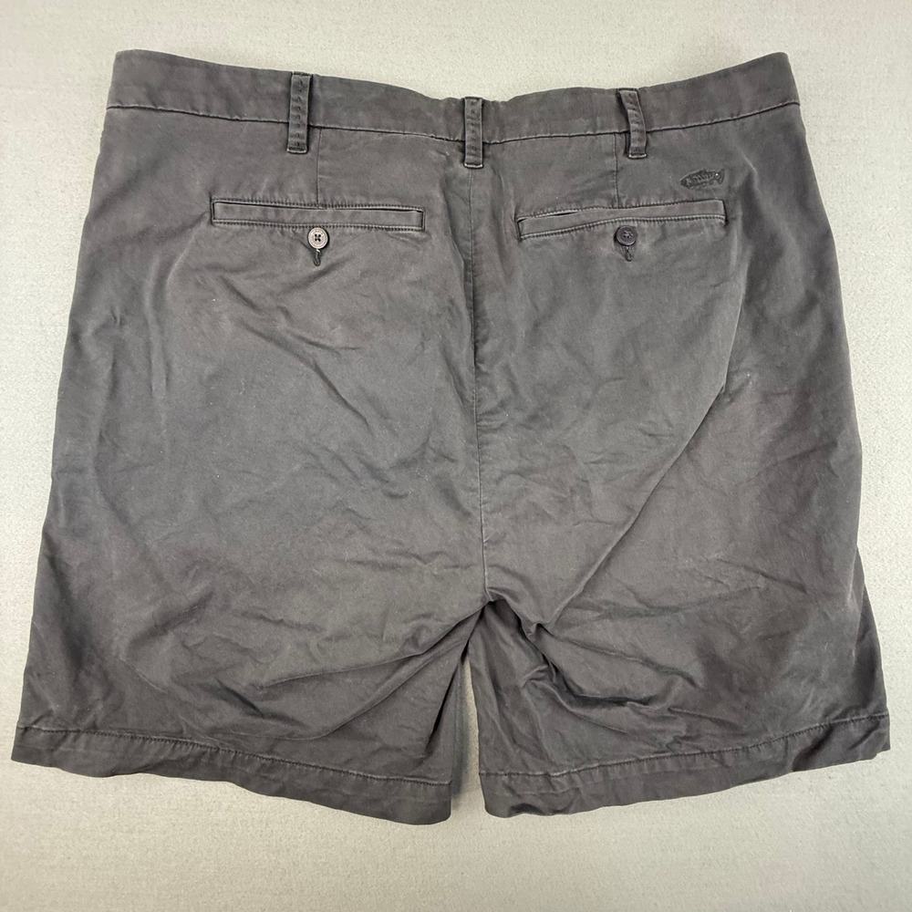 Orvis Chino Shorts Mens 40 Gray Stretch Cotton Twill Casual Outdoor - Picture 2 of 8